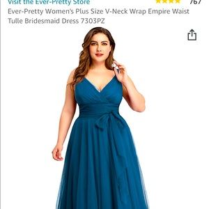 Everpretty plus size bridesmaids dress
